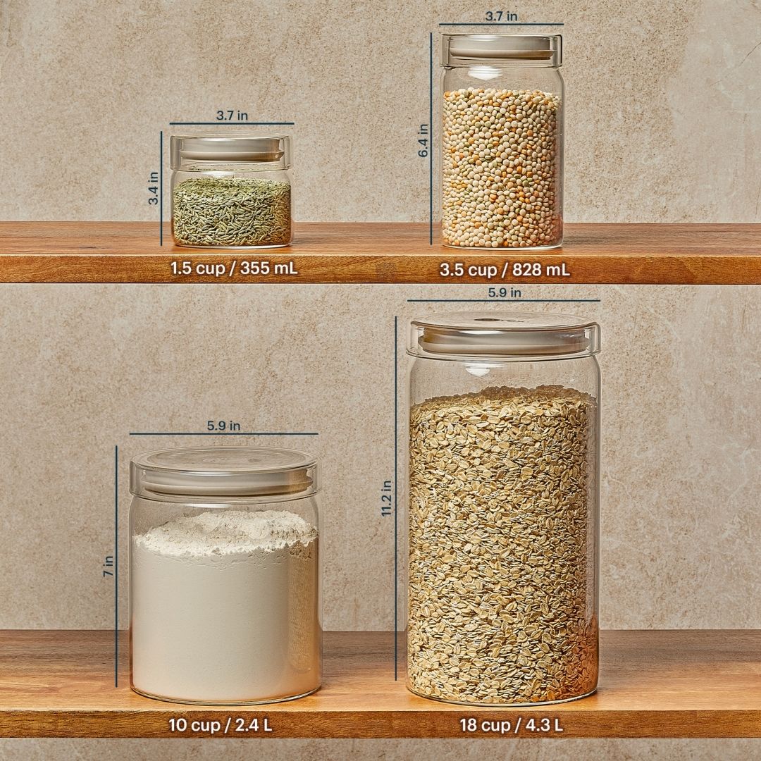 Glass bakeware dishes