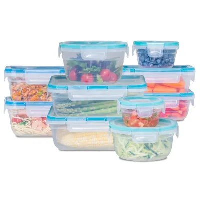 Snapware® Total Solution® 20-piece Plastic Food Storage Container Set
