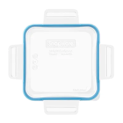 Snapware® Total Solution® Medium Square Plastic Lid with Light Blue Seal