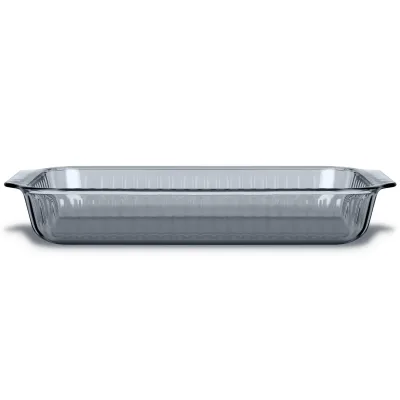 Pyrex® Sculpted Tinted Colors Sculpted Tinted 9" x 13" Baking Dish, Smoke
