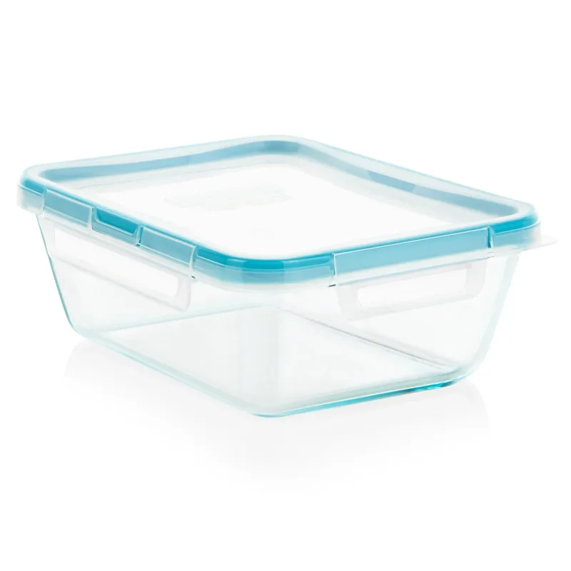 Snapware® Total Solution® Pyrex® Glass 8-cup Rectangle Food Storage with Plastic Lid