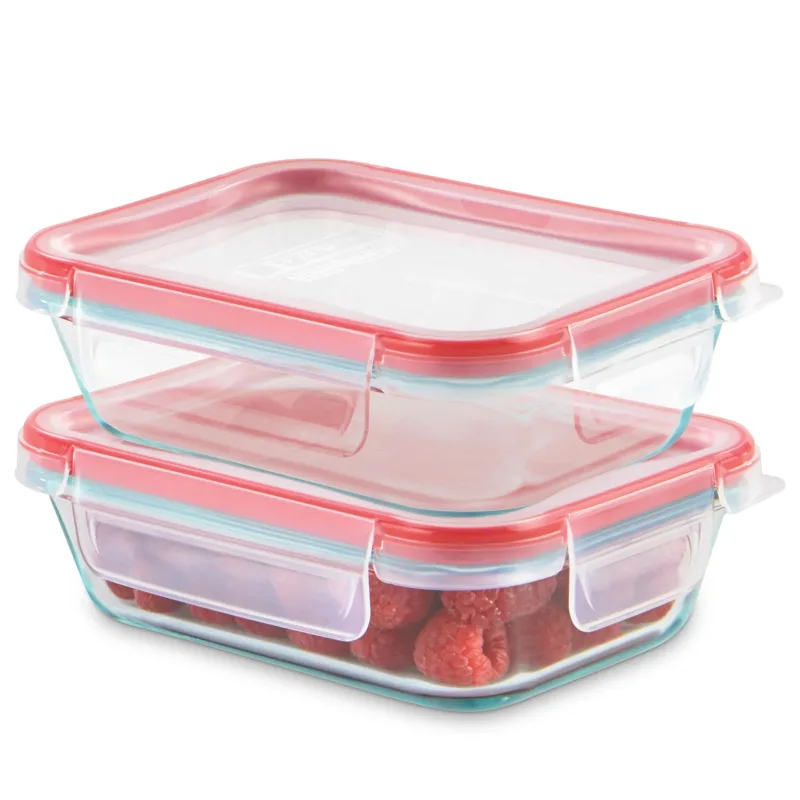 Pyrex® FreshLock™ 4-piece Glass Storage Set