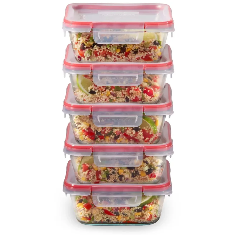 Pyrex® Freshlock™ 10-piece Meal Prep Glass Storage Set