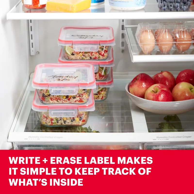 Pyrex® Freshlock™ 10-piece Meal Prep Glass Storage Set