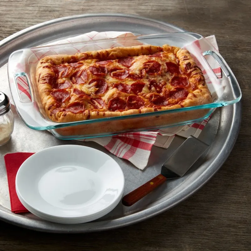 Pyrex® Easy Grab® 3-quart Glass Baking Dish with Red Lid