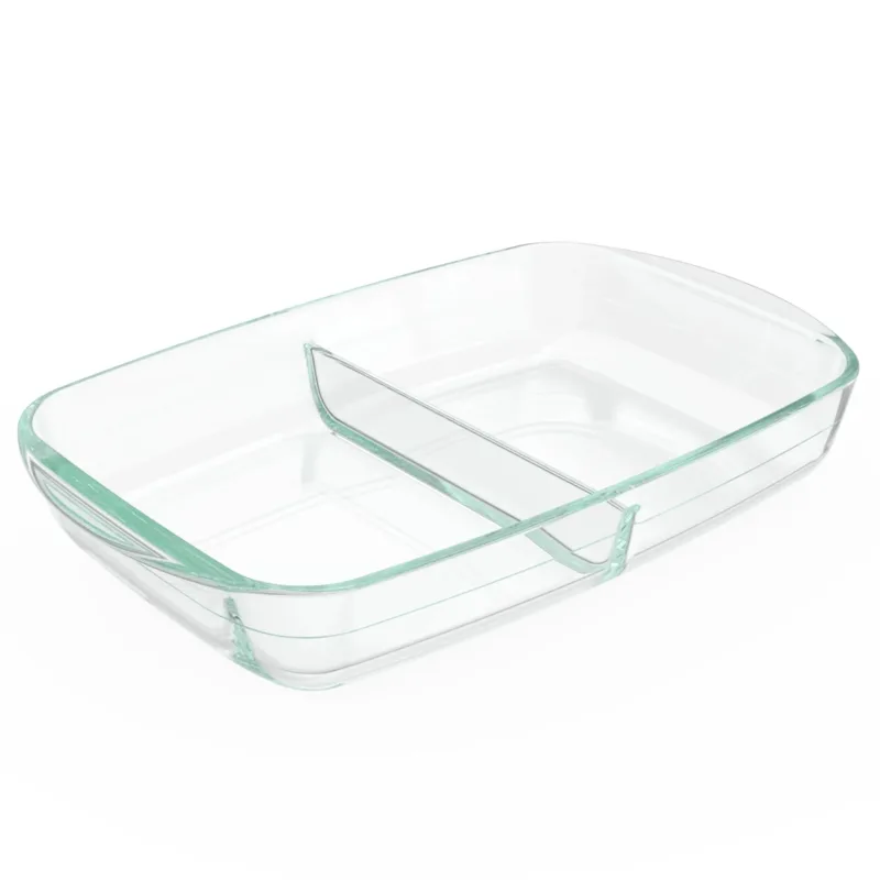 Pyrex® 8” x 12” Divided Glass Baking Dish