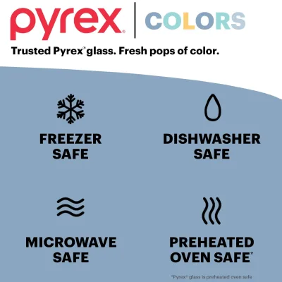 Pyrex® Sculpted Tinted Colors 8" Square Baking Dish, Smoke