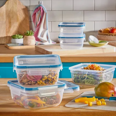 Snapware® Total Solution® 10-piece Square Plastic Food Storage Set